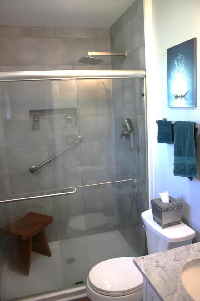 6065 Tosha Dr, Burlington, KY 41005 - bathroom with vanity and a shower stall