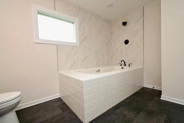 680 Manor Dr, Taylor Mill, KY 41015 - bathroom featuring toilet and tiled shower / bath