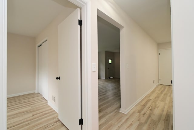 680 Manor Dr, Taylor Mill, KY 41015 - hall with light wood-type flooring and baseboards