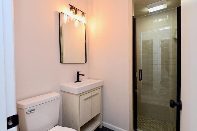 680 Manor Dr, Taylor Mill, KY 41015 - bathroom with a shower stall and vanity