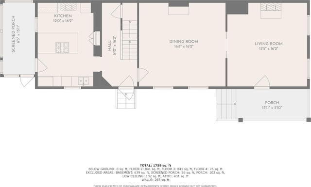 234 Walnut St, Bellevue, KY 41073 - view of home floor plan