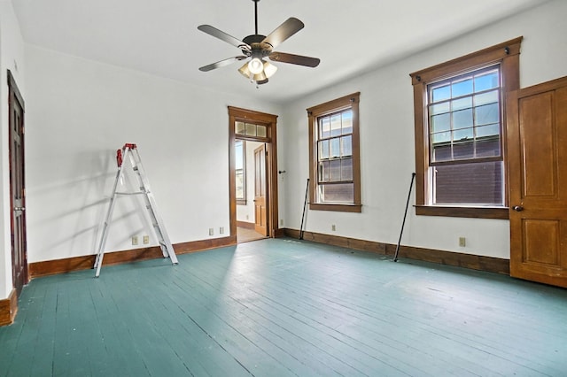 234 Walnut St, Bellevue, KY 41073 - empty room with ceiling fan and wood-type flooring