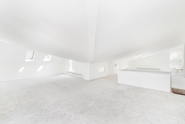 416 E 8th St, Newport, KY 41071 - bonus room with vaulted ceiling, light carpet, and a skylight