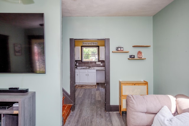 15 21st St, Newport, KY 41071 - living room featuring wood finished floors