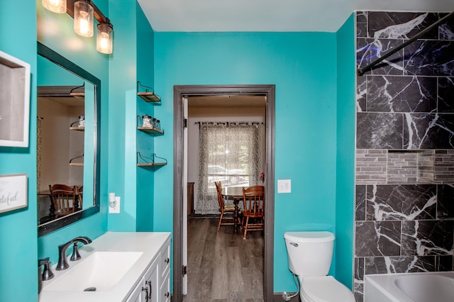 15 21st St, Newport, KY 41071 - bathroom featuring vanity and wood finished floors