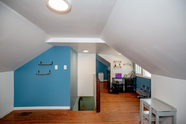 15 21st St, Newport, KY 41071 - additional living space with wood finished floors and lofted ceiling