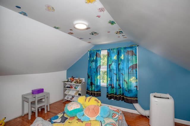 15 21st St, Newport, KY 41071 - recreation room with lofted ceiling and wood finished floors