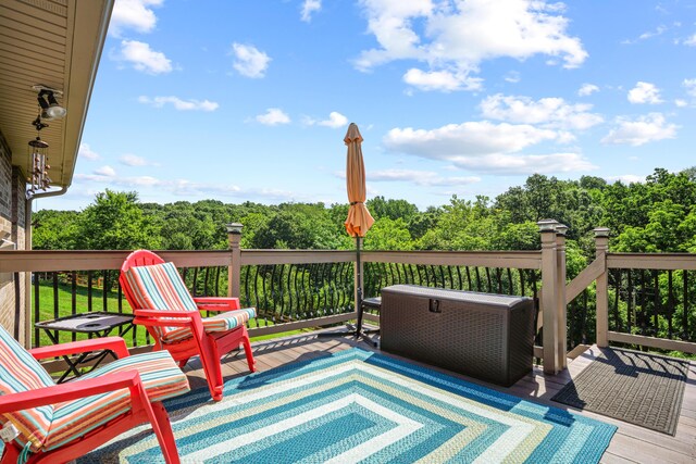 10302 Limerick Cir, Covington, KY 41015 - view of wooden terrace