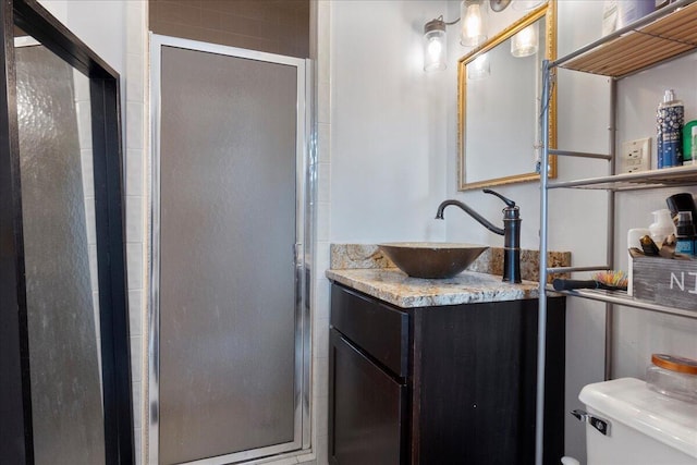 411 E 10th St, Newport, KY 41071 - bathroom featuring a stall shower and vanity