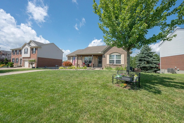 1155 Breckenridge Ln, Hebron, KY 41048 - view of front of property with a front yard and brick siding
