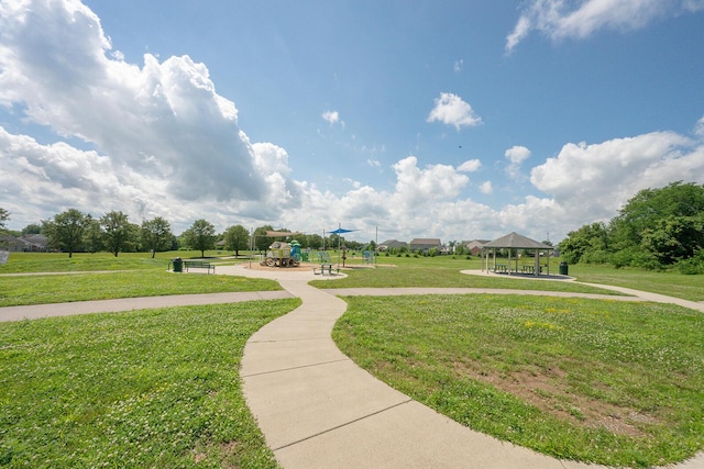 1155 Breckenridge Ln, Hebron, KY 41048 - view of community featuring a gazebo and a lawn