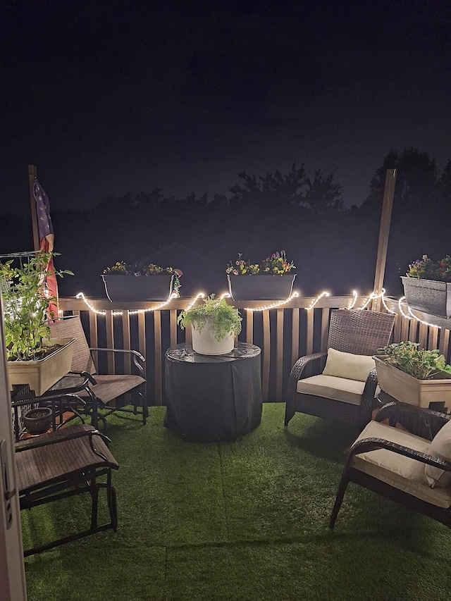 1155 Breckenridge Ln, Hebron, KY 41048 - view of yard at night