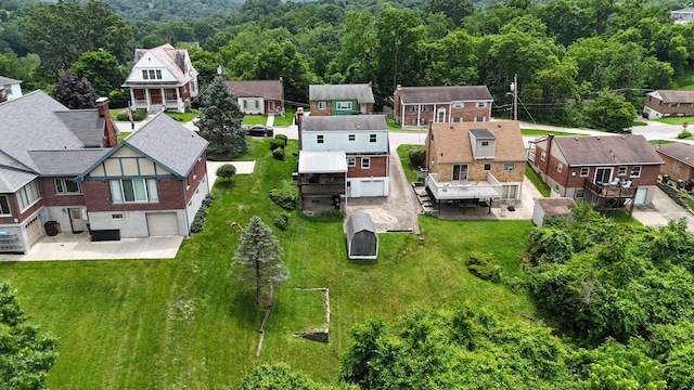 94 Mayo Cir, Newport, KY 41071 - aerial view of residential area featuring a forest