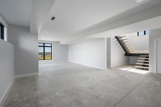 5090 Bella Vista Dr, Cold Spring, KY 41076 - basement with stairs and recessed lighting