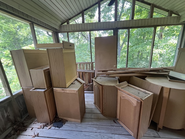 483 Elk Rd, Owenton, KY 40359 - sunroom featuring vaulted ceiling and plenty of natural light