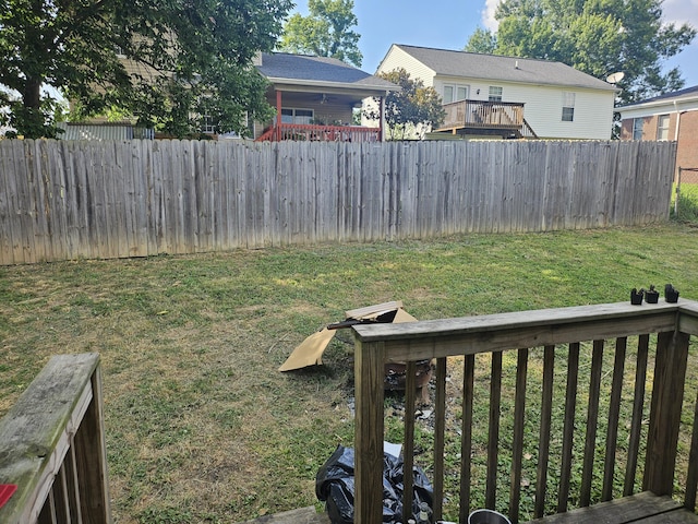 2454 Horton St, Crescent Springs, KY 41017 - fenced backyard with a deck