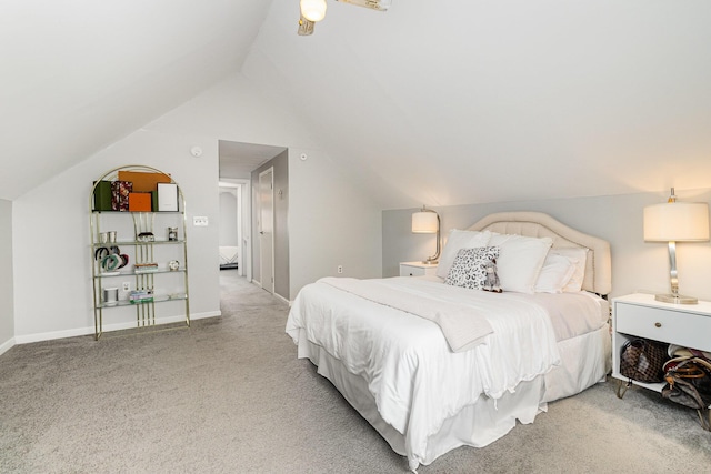 65 W Crittenden Ave, Fort Wright, KY 41011 - bedroom with vaulted ceiling and light carpet