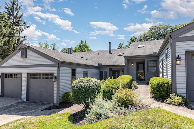 2646 Bryan Station Ln, Crestview Hills, KY 41017 - view of front of home with a garage, concrete driveway, and roof with shingles