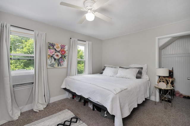 21141/2 Glenway Ave, Covington, KY 41014 - carpeted bedroom with ceiling fan and baseboards