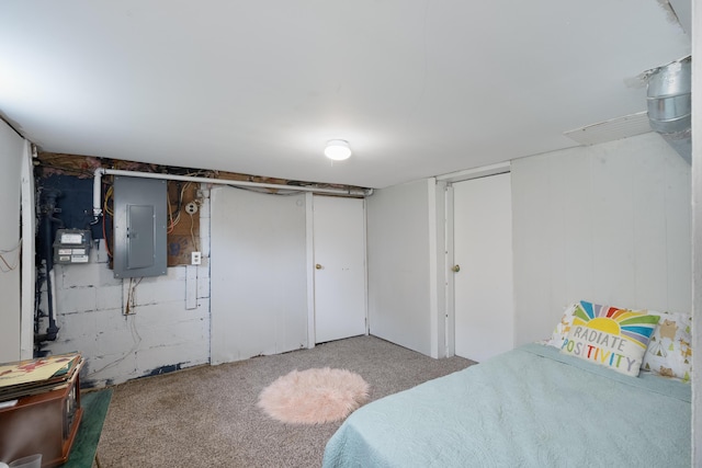 21141/2 Glenway Ave, Covington, KY 41014 - carpeted bedroom featuring electric panel