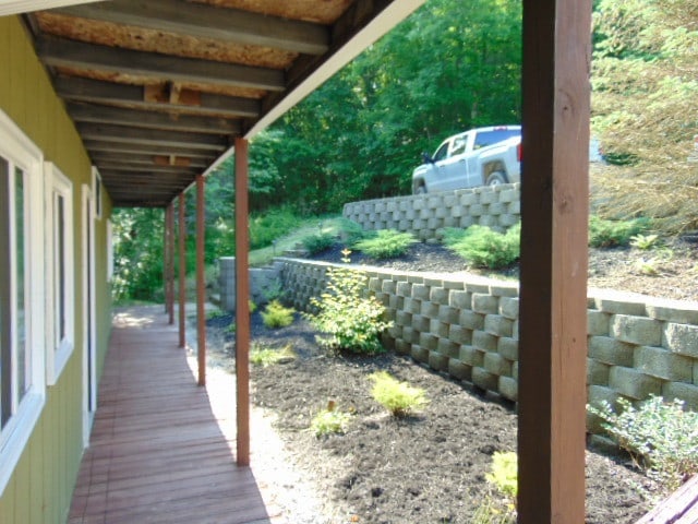 445 Davis Lake Rd # 1, Owenton, KY 40359 - view of wooden terrace