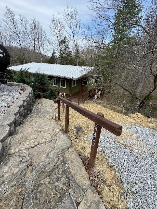 445 Davis Lake Rd # 1, Owenton, KY 40359 - view of front facade with a porch