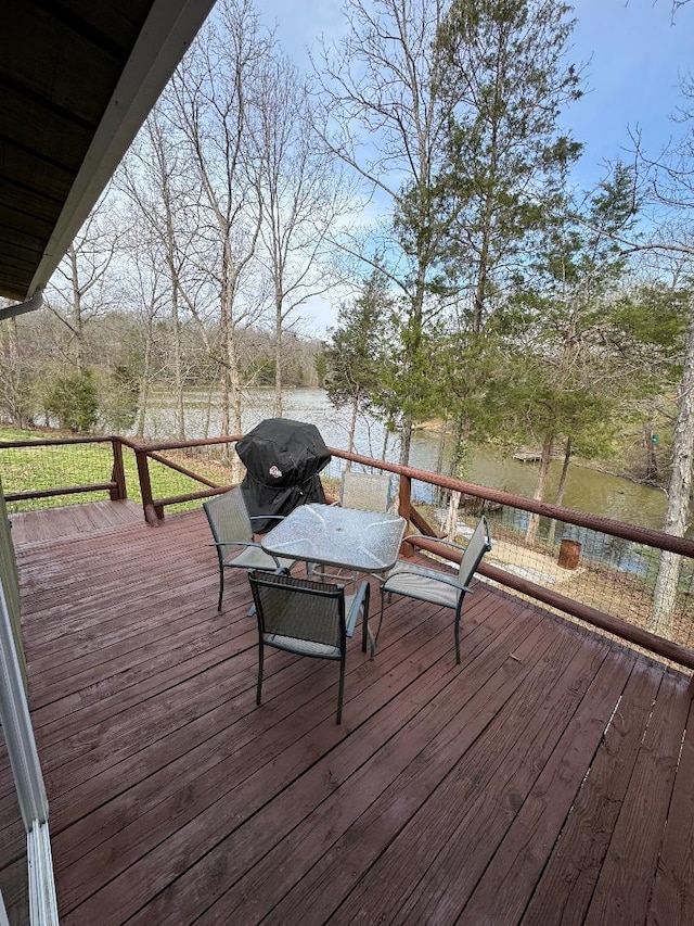 445 Davis Lake Rd # 1, Owenton, KY 40359 - deck with a water view