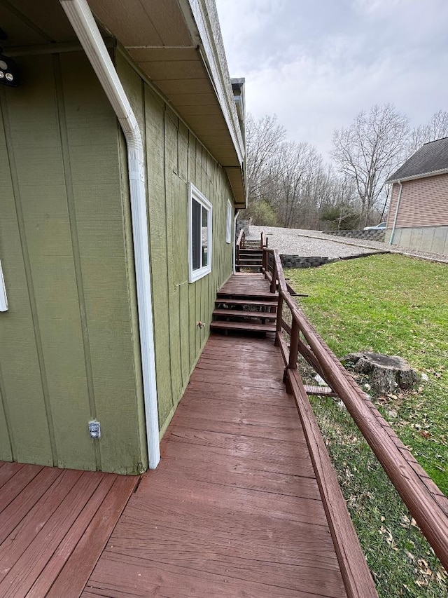445 Davis Lake Rd # 1, Owenton, KY 40359 - view of wooden terrace