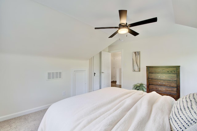 797 Highland Ave, Fort Wright, KY 41011 - carpeted bedroom with a ceiling fan and vaulted ceiling