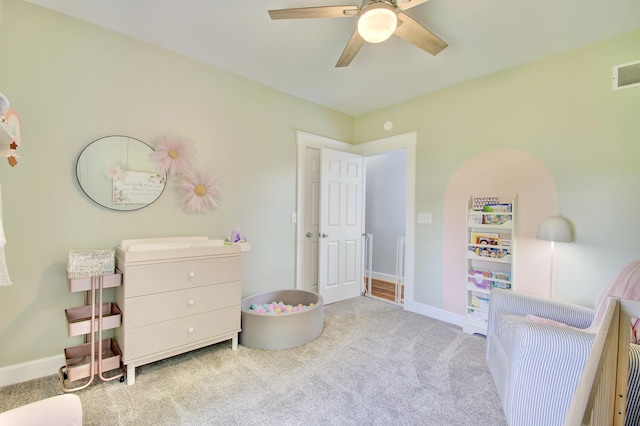 29 Crowell Ave, Fort Thomas, KY 41075 - carpeted bedroom featuring baseboards and a ceiling fan