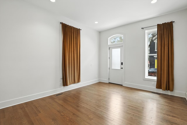 310 W Robbins St, Covington, KY 41011 - entryway with recessed lighting and wood finished floors