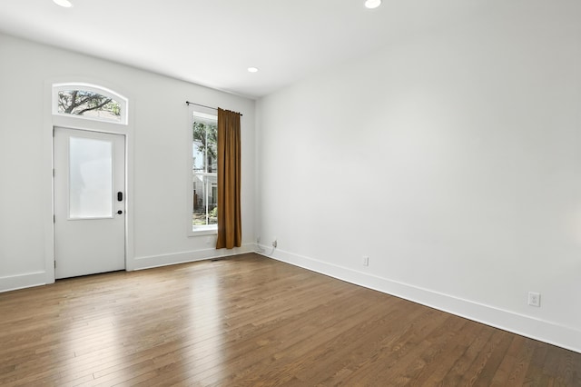 310 W Robbins St, Covington, KY 41011 - foyer featuring wood finished floors and recessed lighting