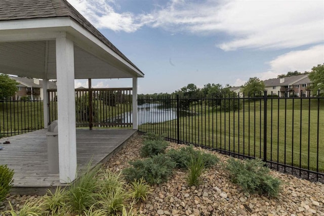 37 Rio Grande Cir Unit 5, Florence, KY 41042 - view of yard featuring a deck with water view