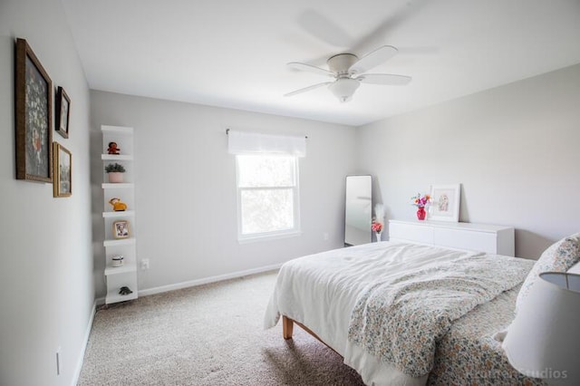 800 Buck Ct, Erlanger, KY 41018 - carpeted bedroom with baseboards and a ceiling fan