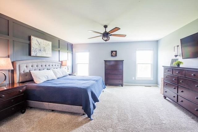 800 Buck Ct, Erlanger, KY 41018 - bedroom featuring light colored carpet and a ceiling fan