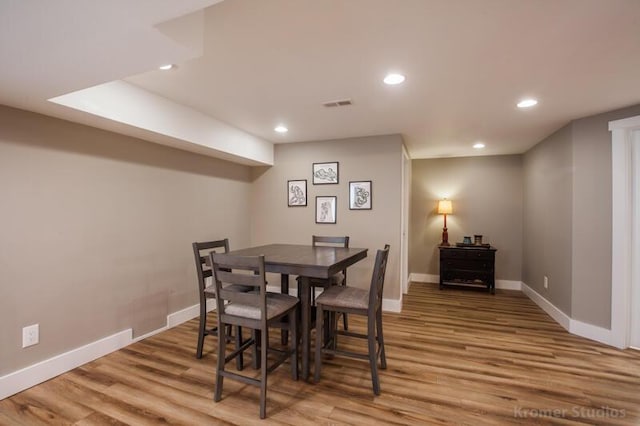 800 Buck Ct, Erlanger, KY 41018 - dining room featuring wood finished floors and recessed lighting