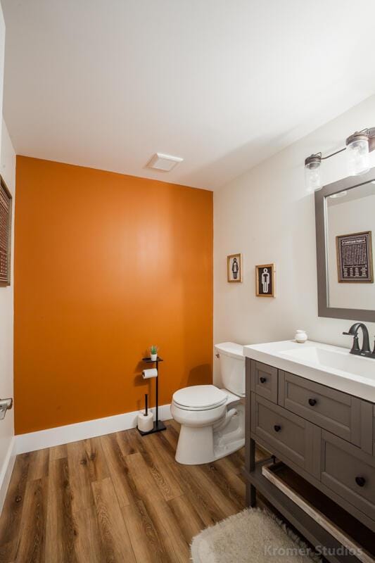 800 Buck Ct, Erlanger, KY 41018 - bathroom with vanity and wood finished floors