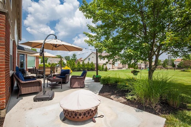 800 Buck Ct, Erlanger, KY 41018 - view of patio with an outdoor living space