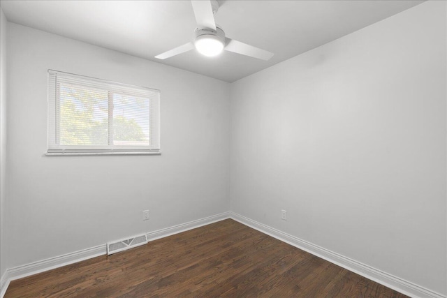695 Maple Tree Ln, Erlanger, KY 41018 - spare room with a ceiling fan and dark wood-type flooring