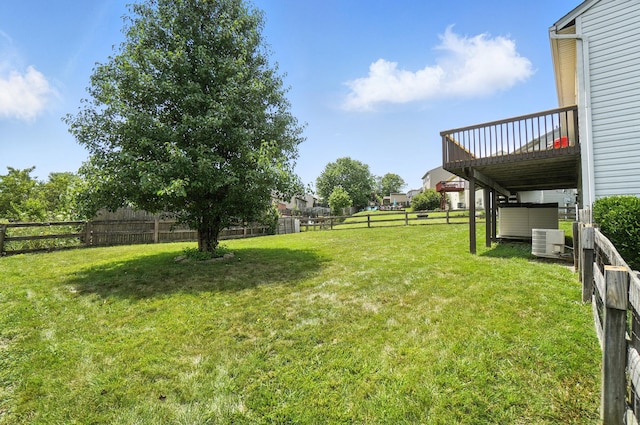1625 Hogan Ln, Florence, KY 41042 - fenced backyard featuring a wooden deck