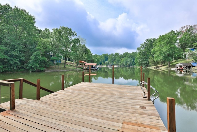 445 Elk Lake Resort Rd Unit 390, Owenton, KY 40359 - dock area with a water view