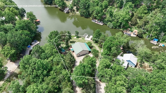 445 Elk Lake Resort Rd Unit 390, Owenton, KY 40359 - aerial view of property's location featuring a large body of water and property parcel outlined