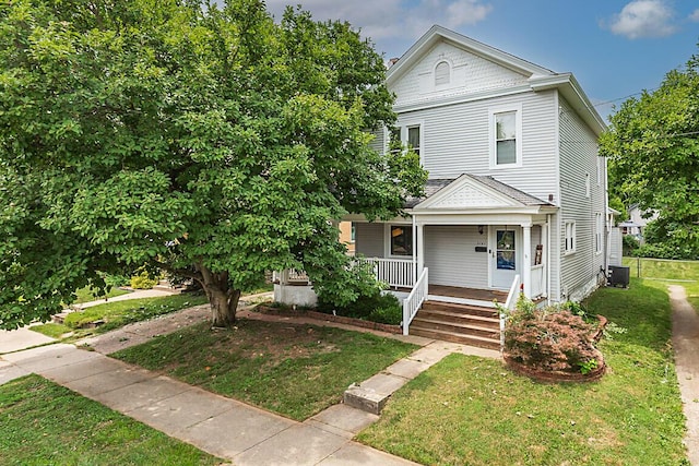 3141 Beech Ave, Covington, KY 41015 - view of front facade featuring a porch and a front yard
