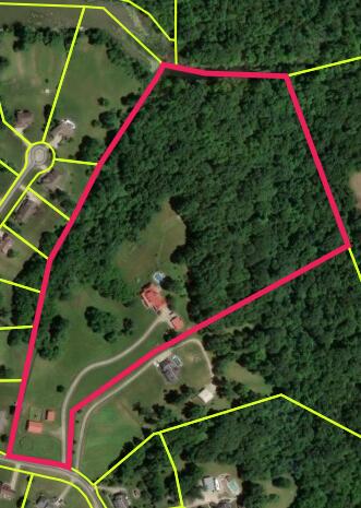 405 Alexander Rd, Crittenden, KY 41030 - aerial map of property and surrounding area featuring property boundaries highlighted