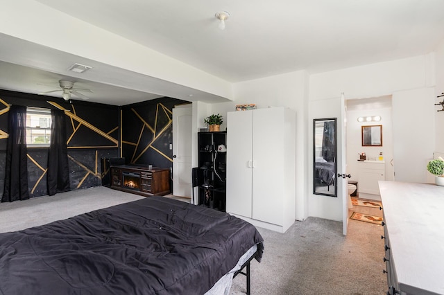 1539 Raintree Ct, Elsmere, KY 41018 - bedroom with carpet floors and connected bathroom