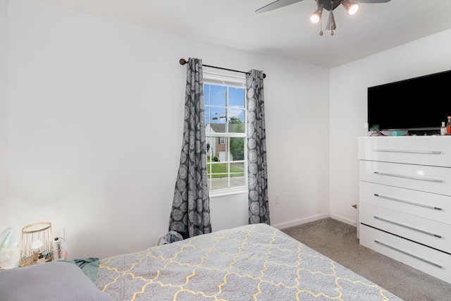 1539 Raintree Ct, Elsmere, KY 41018 - carpeted bedroom with baseboards and a ceiling fan