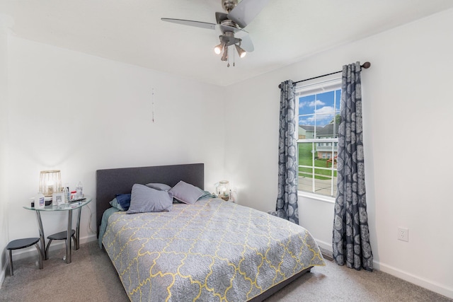 1539 Raintree Ct, Elsmere, KY 41018 - bedroom featuring carpet flooring and a ceiling fan