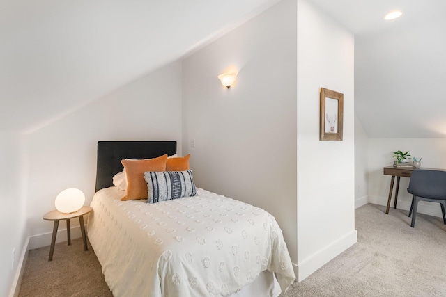 343 Rossford Ave, Fort Thomas, KY 41075 - bedroom featuring carpet flooring and vaulted ceiling