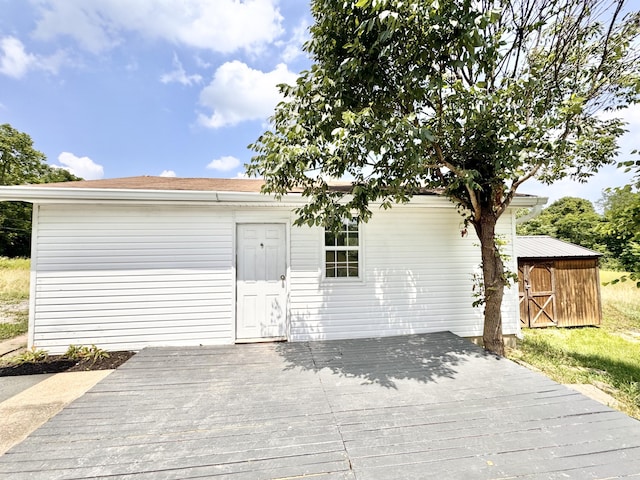 13165 Burns Rd, California, KY 41007 - back of house featuring a wooden deck