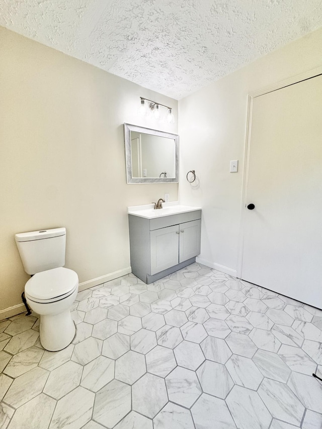 13165 Burns Rd, California, KY 41007 - bathroom featuring vanity and a textured ceiling